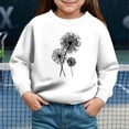 thumbnail image 2 of Zshosam Sweatshirts for Girls Kids Toddler Baby Girl Boy Outfit Sweatshirt Shirt Long Sleeve Pullover Winter Clothes,White 2 Years, 2 of 4