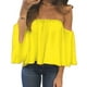 thumbnail image 2 of Blusa informal con hombros descubiertos para mujer Inevent FS7048-23, 2 of 7
