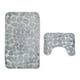 thumbnail image 1 of Juego de 2 alfombrillas de baño con soporte antideslizante, alfombrillas de baño de espuma viscoelástica transpirables, agua agradablemente suave Ormromra  LN-1180, 1 of 6