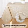 thumbnail image 4 of Mantel rectangular Smiry de vinilo impermeable 150 x 210 cm, color beige, 4 of 8
