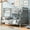 Gray, variant on White Twin/Full Size - Convertible Twin-over-full - Bedroom Setting - Long-lasting & Stable Bunk Bed