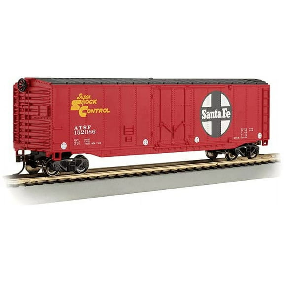 Bachmann Trains - 50' Plug-Door Box Car - Santa FE #152086 - HO Scale