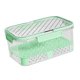 thumbnail image 5 of Contenedores de almacenamiento de frutas para nevera, caja de almacenamiento de alimentos con asa de tapa, caja de refrigerios, ahorro hermético de Verde, 5 of 8