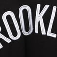 thumbnail image 4 of Men's Fanatics Black/White Brooklyn Nets Big & Tall Double Contrast Pullover Hoodie, 4 of 4