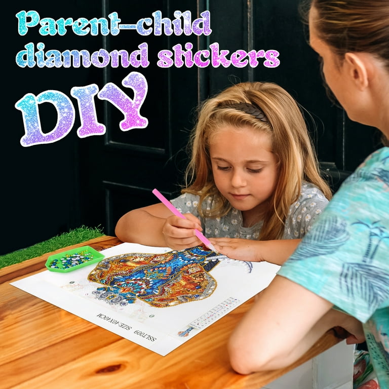 Arts and Crafts for Kids Boys Girls Age 12 11 10 9, Painting Gifts for  Teenage Girls Boys 11-12 years old-5D Diamond Art Kits Diamond Embroidery  Kit
