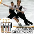 thumbnail image 7 of 1set Figure Skating Medal Hanger Display Trophy Shelf Ice Skating Medal Holder with Shelf Stand Sports 4 Rows Metal Hanging Wall Mount Hold 70+ Medals for Competition Ribbon Medals 15.7x7.9Inch, 7 of 7