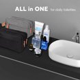thumbnail image 5 of Travel Toiletry Bag for Men Hanging Dopp Kit Water Resistant Shaving Bag for Toiletries Accessories Small Toiletry Bag, 5 of 12