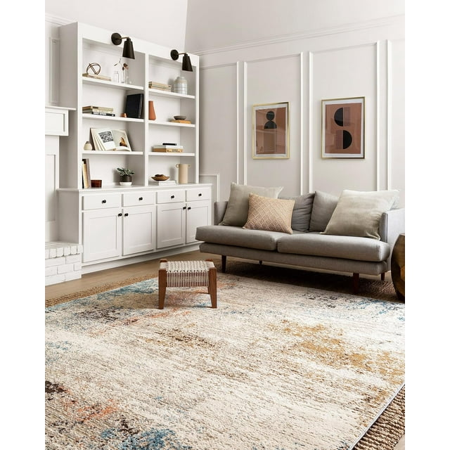 Loloi II Alchemy Collection Area Rug ALC-03 Ivory/Multi 2'-8" x 13'