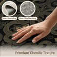 thumbnail image 6 of ODIKA 3'x5' Washable Area Rug Non-Slip, Flatweave, Easy Care Gothic Snake Academia Ornate Serpent Vintage Frame Goth Githic for Hallway, Laundry Room, 6 of 7