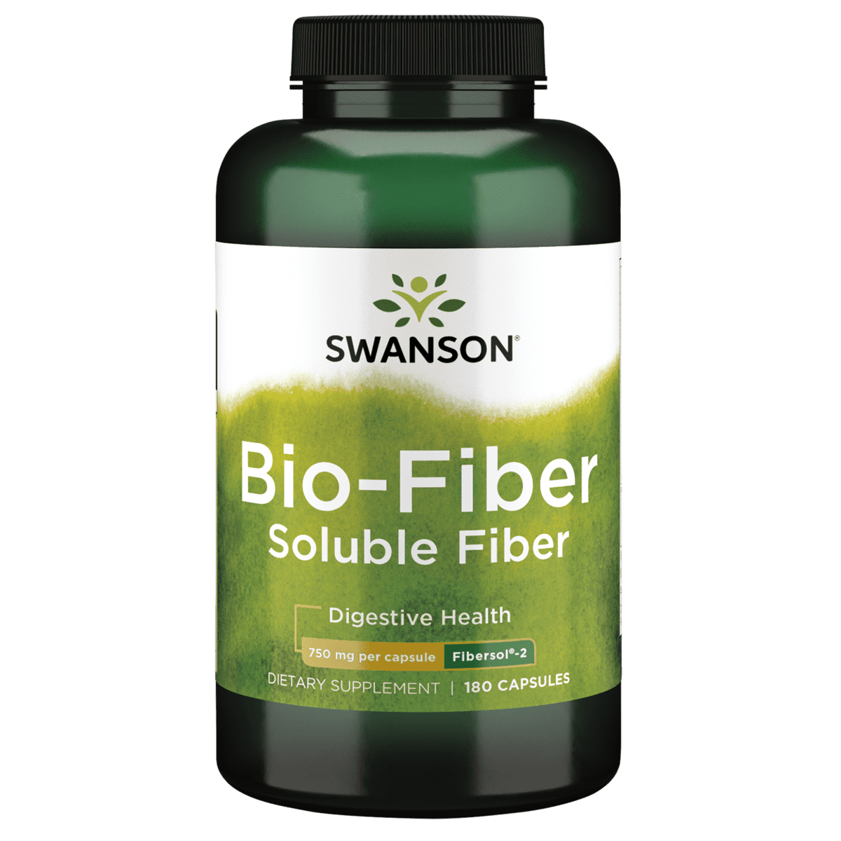 Swanson Bio-fiber 750 mg 180 Capsules