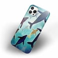 thumbnail image 4 of Tobelint Case for iphone 12 Pro Max,Sea Whales Pattern Case with Side Print,Slim Bumper Full Cover, 4 of 5
