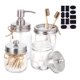 thumbnail image 5 of Cateissary 4 unids/set de dispensador de baño, hogar, dormitorio, baño, soporte para cepillo de dientes, a mano, Gel de ducha, Organizadores de utensilios de cocina Negro, 5 of 6