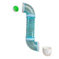 thumbnail image 3 of Tablero sensorial para actividades de desarrollo temprano con accesorios de bricolaje y tubos Azul, 3 of 8