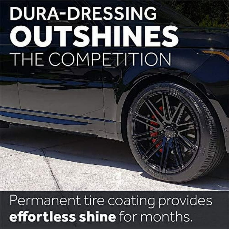 Dura-Dressing XL Total Tire Cleaner Kit  Tire Shine & Dressing for 2-3  Cars, 1 Truck  Made in USA  Chemical Guys Alternative - Walmart.com