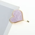 thumbnail image 5 of Unique Bargains 1 Pc Ponytail Buckle Hair Clip Heart Design Hair Ponytail Cuff for Women Purple, 5 of 5