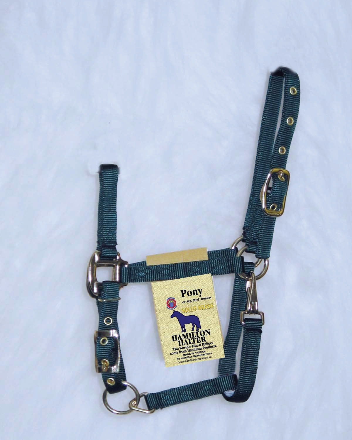 Hamilton Halter CompanyAdjustable Chin Horse Halter With Snap Hunter