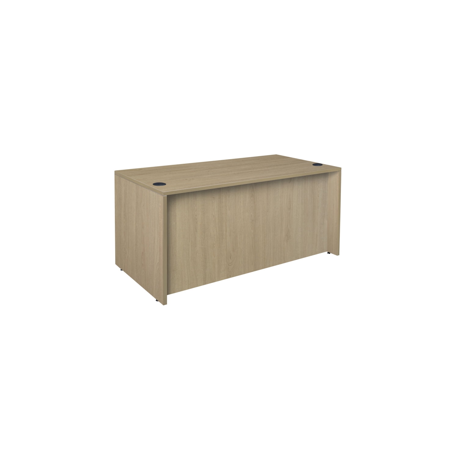 Regency Legacy 60 x 30 in. Executive Desk with Single Pedestal Drawer Unit- Noble Oak