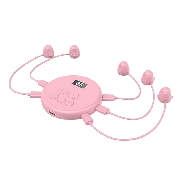 Pantalla de teléfono universal con clic automático y bajo nivel de ruido. Clic automático para recompensa. 5 cabezas rosa
