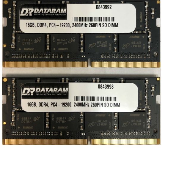Dataram 32gb Memory Ram Upgrade 2 X 16gb Ddr4 2400mhz Pc4 190 Cl17 So Dimm Compatible With The Apple 17 Imac 27 Retina 5k Display Walmart Com Walmart Com