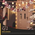 thumbnail image 3 of LABSERRON Decorative Banner Merry Christmas Linen Flag 1Pc 98.4X4.7X1.9In, 3 of 10