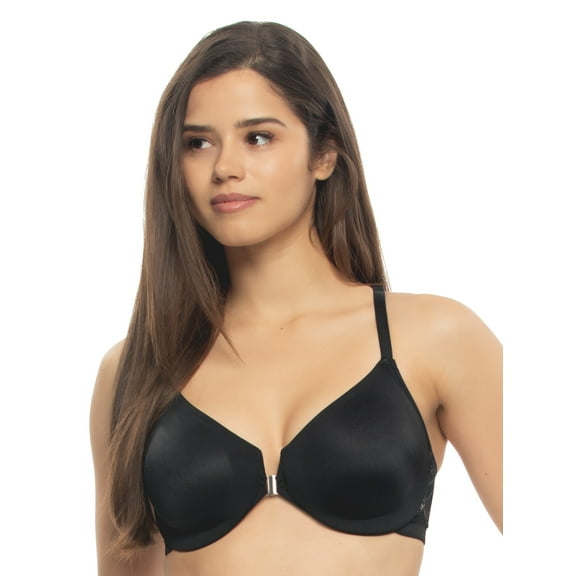 Tempting Unlined Front Close Minimizer (Black, 34C)