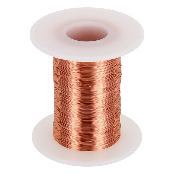 Uxcell 32 AWG Magnet Wire, 32 Gauge Enameled Copper Wire, 4 oz Magnetic Coil Wire for Transformer, Motor, Electric, 155C(311F)