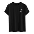 thumbnail image 1 of LUOGENLI T-shirts pour Homme pour Hommes T-shirts Graphiques Vintage T-shirts à Imprimé Floral et Lettrage Col Rond Manches Courtes T-shirts Décontractés d'Été Mode Urbaine T-shirts pour Homme T-Shirt Graphique Saint-Patrick Noir TG, 1 of 8