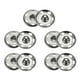 thumbnail image 1 of Uxcell 5 Set Botones de Broche de Costura de 19mm, Botones de Cierre Metálico, Plata, 1 of 7