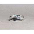 thumbnail image 4 of Heaven Crafts Hammered Spinner Ring Sterling Silver 925 Dailywear Ring For Women Gift Item, 4 of 6