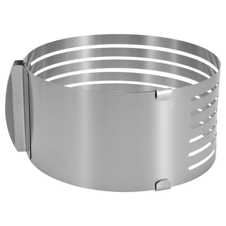 

Stainless Steel Cake Ring Cutter 6 Layer Adjustable Cake Slicer Cake Slicer Ring