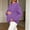 Purple, variant on BRGZLK Maternity Nursing Sweatshirt for Women Stylish Crewneck Hidden Zip Nursing Sweatshirt Casual Long Sleeve Postpartum Breastfeeding Pullover Tops Pink M