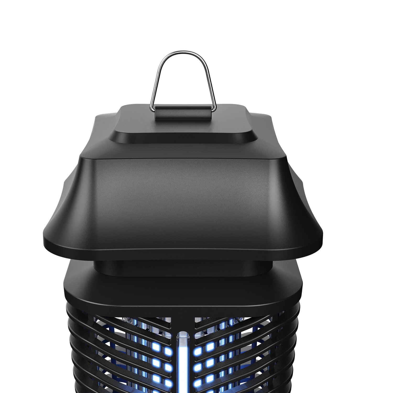 LINKPAL Backyard Waterproof Design Mosquitoes Electric Bug Zapper with Cleaning Brush, Black
