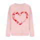 thumbnail image 4 of Gibobby Sudadera con forro polar Mujer Sudadera del día de San Valentín Camisas de corazón de amor para mujer de San Valentín Tops de manga larga (5)(Rosa, L), 4 of 5