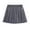Gray, variant on Uniform Skirts for Girls Girls Skirt Casual Flare Plain Pleated Stretch Waist Skirts Uniform Skorts 2-9Y 10-18Y(Khaki,2-3 Years)