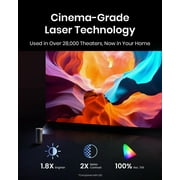 Nebula Capsule 3 Laser Mini Projector with WiFi, 1080p HD, Full HD, DLP, Black