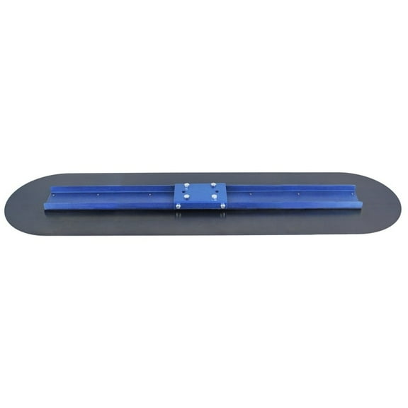 Kraft Tool Bull Float,Rnd,12 x 48 in,Blue Steel CC750-01