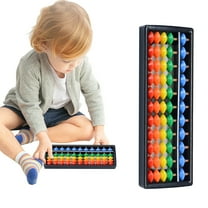 WOCACHI Rainbow Colored Plastic Abacus for Kids - Educational Toy for Math Learning, Fine Motor Skills Development, and Early Childhood Development-7, 9, 11, 13, 15 ,17Columns