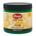 thumbnail image 2 of Utrecht Artists' Acrylic Paint - Brilliant Green, Pint, 2 of 2