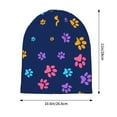 thumbnail image 5 of Beanie Hats for Men and Women, Cute Pet Dog Cartoon Paw Patterns Adult Unisex Knit Hat Winter Warm Skull Cap, 5 of 7