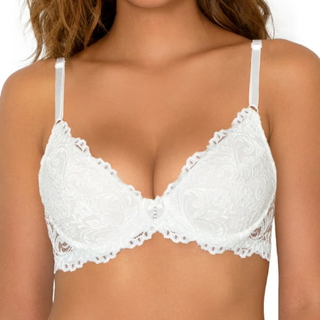 Smart & Sexy Women's Signature Lace Push Up Bra, Single and 2-Pack