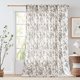 thumbnail image 1 of Cortinas Jinchan de lino con estampado floral, 254 x 274 cm, extra anchas, para patio, 1 of 8