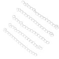 thumbnail image 1 of Venta al por mayor, 100 Uds., cadena de Metal, cadenas extensoras a granel para collar, , joyería Zulema  Cadena extensible, 1 of 8