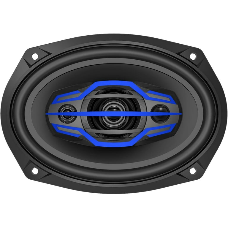 Jensen JS6904 6x9 inch 4-Way Car Speakers, 200W Peak, 58mm Mylar