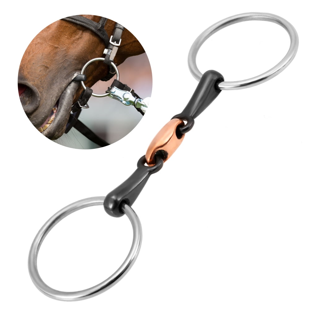 Stainless Steel Horse Mouth Bit Horse Mouth Piece Equestrian Snaffle