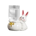 thumbnail image 2 of Meggemo Easter Bunny Floral Arrangement Centerpiece with Faux Flowers Decorative Table Display for Spring Holiday Home, 2 of 7