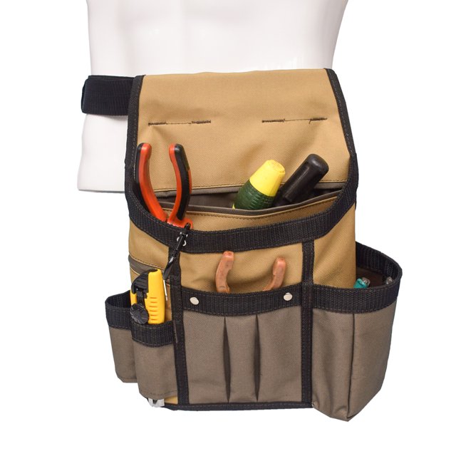 Sac de Rangement pour Outils d'Entretien Électricien portable Multi-Poches Ajustable