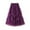 Purple, variant on EDFBUYKRS Female Skirts Long Tutu Skirts for Women Plus Size Womens Soild Color Tutu Skirt Layered Skirt Girls Colorful Halloween Tutu