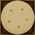 thumbnail image 2 of Dura-Gold - Premium - 80 Grit - 5" Gold Sanding Discs - 5-Hole Dustless Hook and Loop for DA Sander - Box of 50 Finishing Sandpaper Discs for Woodworking or Auto, 2 of 6