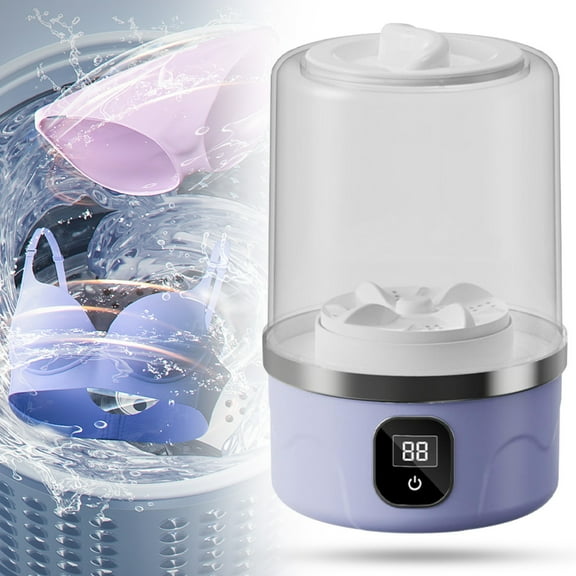 Portable Washing Machine, Portable Washer, Mini Washing Machine, Wireless Mini Washer Deeply Cleans Small Laundry Items, Small Washer Is Suitable for Solo Living, Apartments, Hotels, Travel