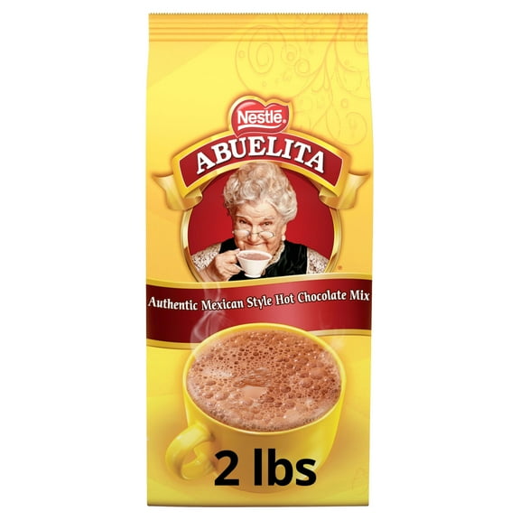 Nestle Abuelita Hot Cocoa, Authentic Mexican Hot Chocolate, Instant, Bulk for Schools and Holiday Parties, 2 lb Bag